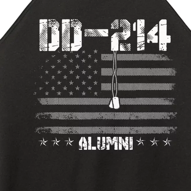 Patriotic DD 214 Alumni Military Veteran Women’s Perfect Tri Rocker Tank