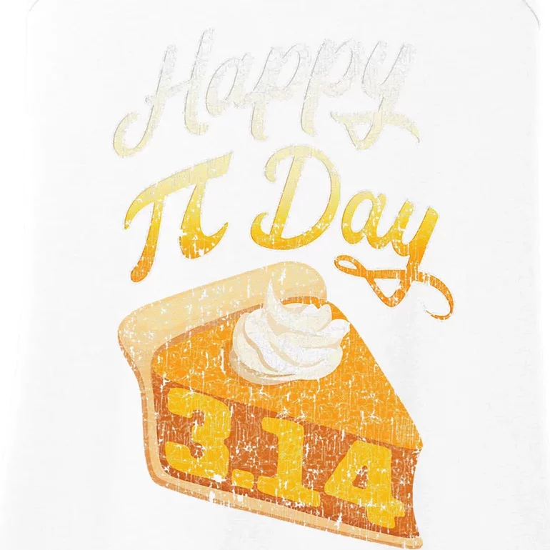 Pi Day 3 14 Slice Of Pi Math Geek Pie Lover Ladies Essential Tank