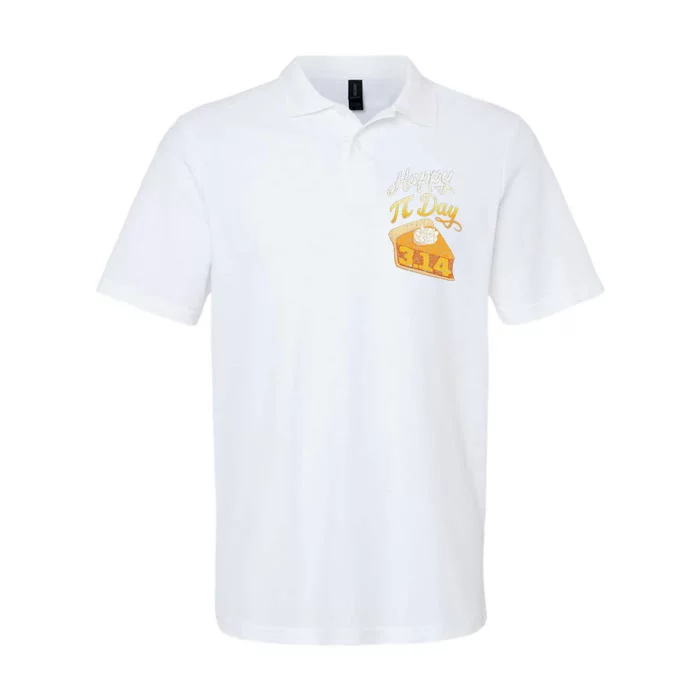 Pi Day 3 14 Slice Of Pi Math Geek Pie Lover Softstyle Adult Sport Polo