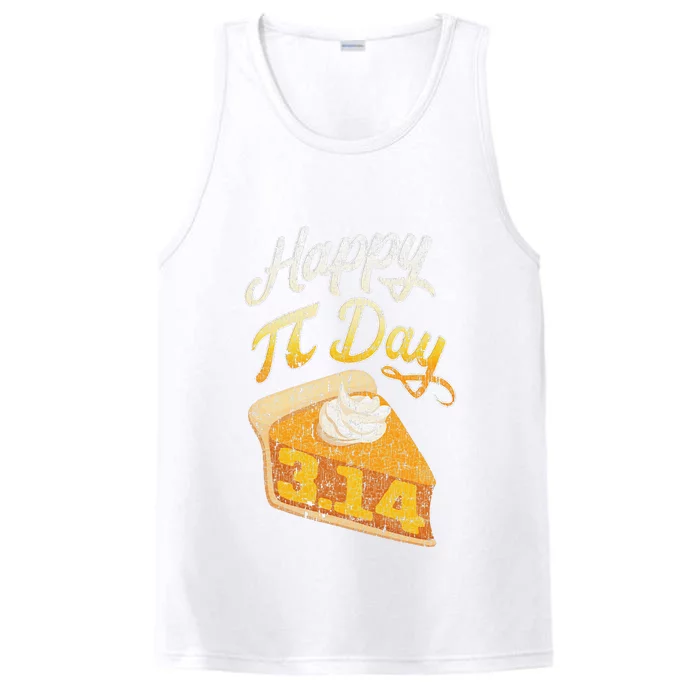 Pi Day 3 14 Slice Of Pi Math Geek Pie Lover Performance Tank