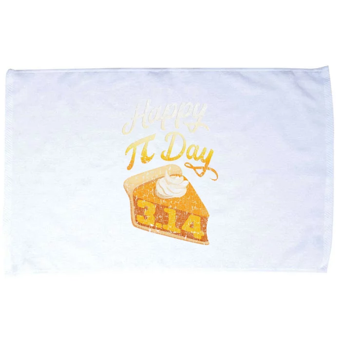 Pi Day 3 14 Slice Of Pi Math Geek Pie Lover Microfiber Hand Towel