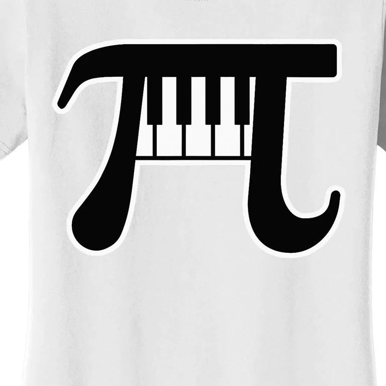 Pi Day 3,14 Number Music Symbol Math Science Nerd Geek Women's T-Shirt