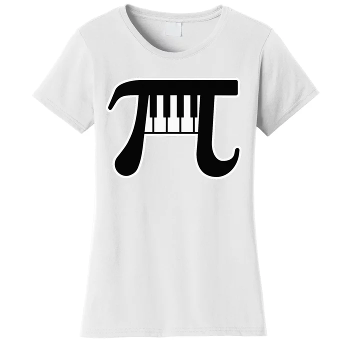 Pi Day 3,14 Number Music Symbol Math Science Nerd Geek Women's T-Shirt