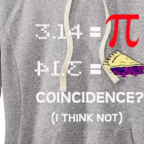 Pi Day 3.15 Pi Symbol Science and Math Teacher Women's Fleece Hoodie