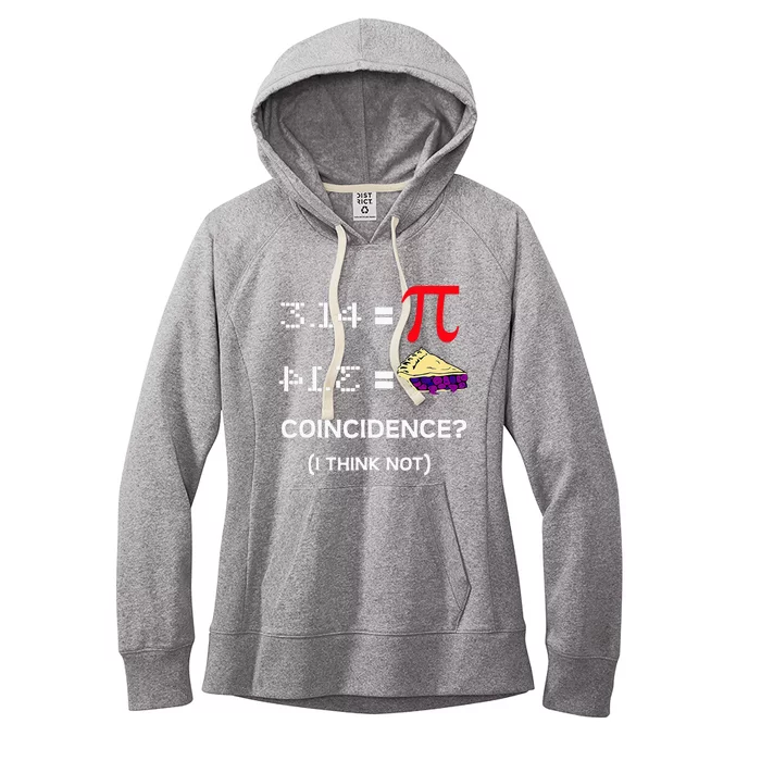 Pi Day 3.15 Pi Symbol Science and Math Teacher Women's Fleece Hoodie