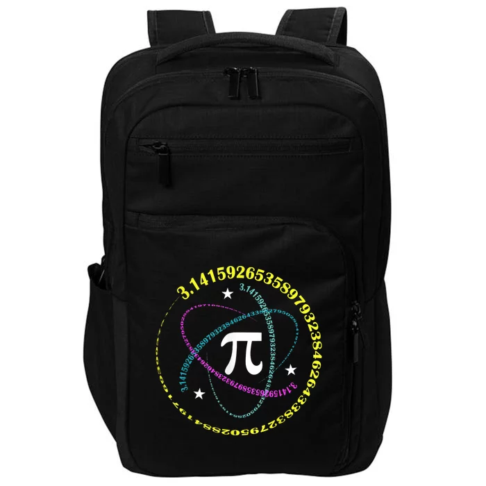 Pi Day 3.14 Pi Day Funny Math Lover Happy Pi Day Impact Tech Backpack