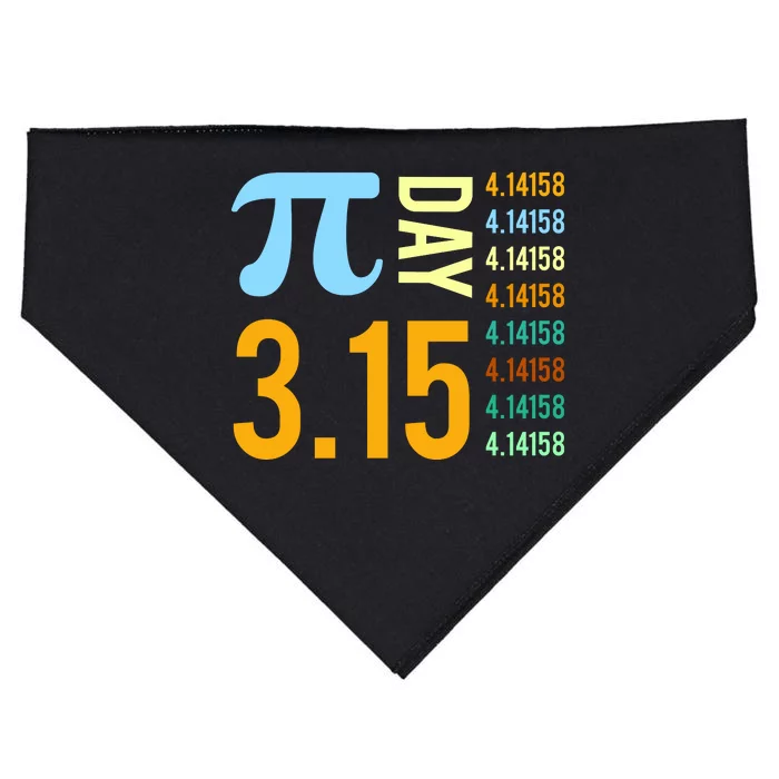 Pie Day 3.15 4.14158 USA-Made Doggie Bandana