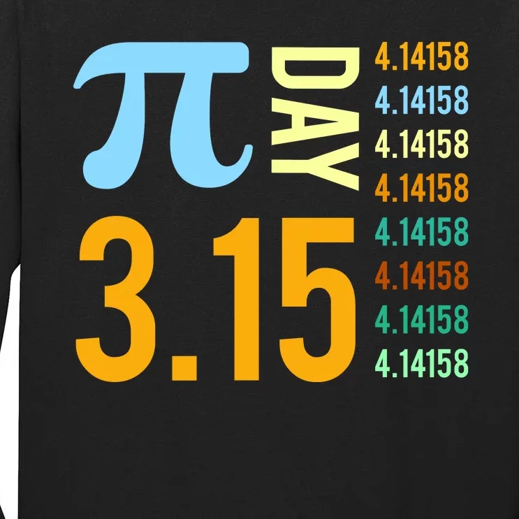 Pie Day 3.15 4.14158 Tall Long Sleeve T-Shirt