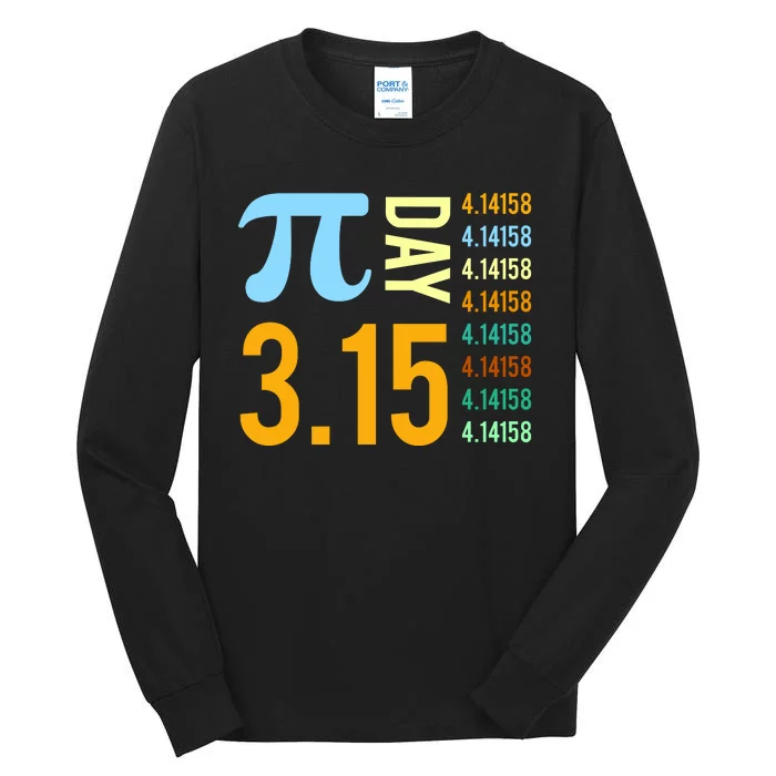 Pie Day 3.15 4.14158 Tall Long Sleeve T-Shirt