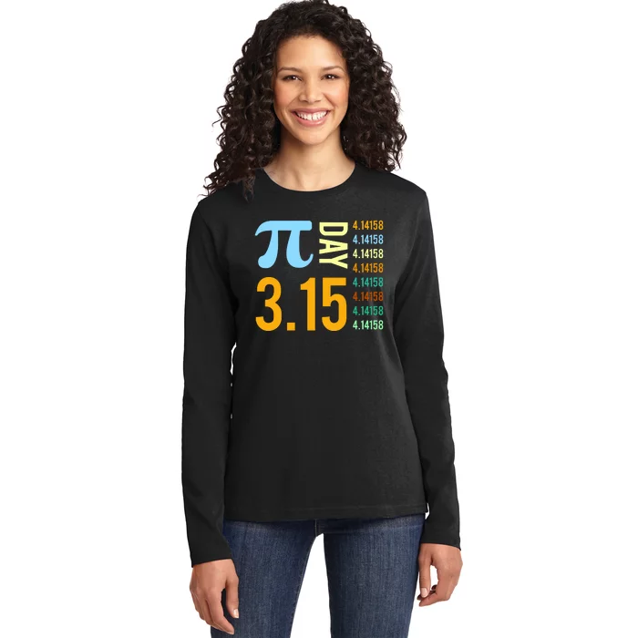 Pie Day 3.15 4.14158 Ladies Long Sleeve Shirt