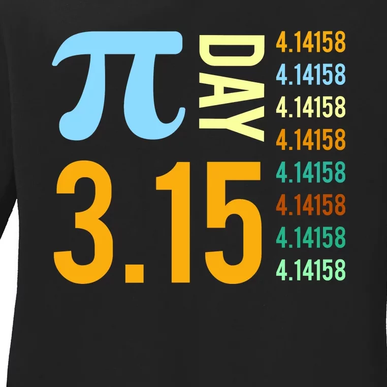 Pie Day 3.15 4.14158 Ladies Long Sleeve Shirt