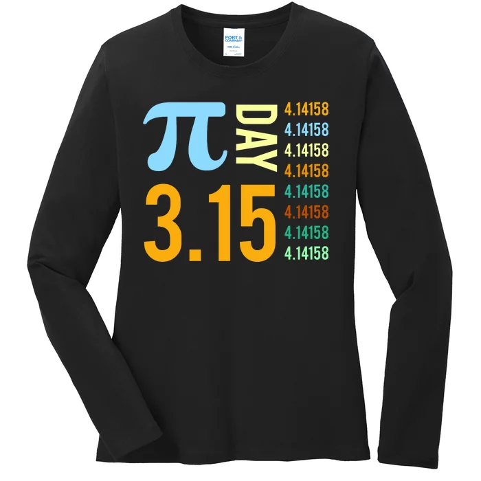 Pie Day 3.15 4.14158 Ladies Long Sleeve Shirt