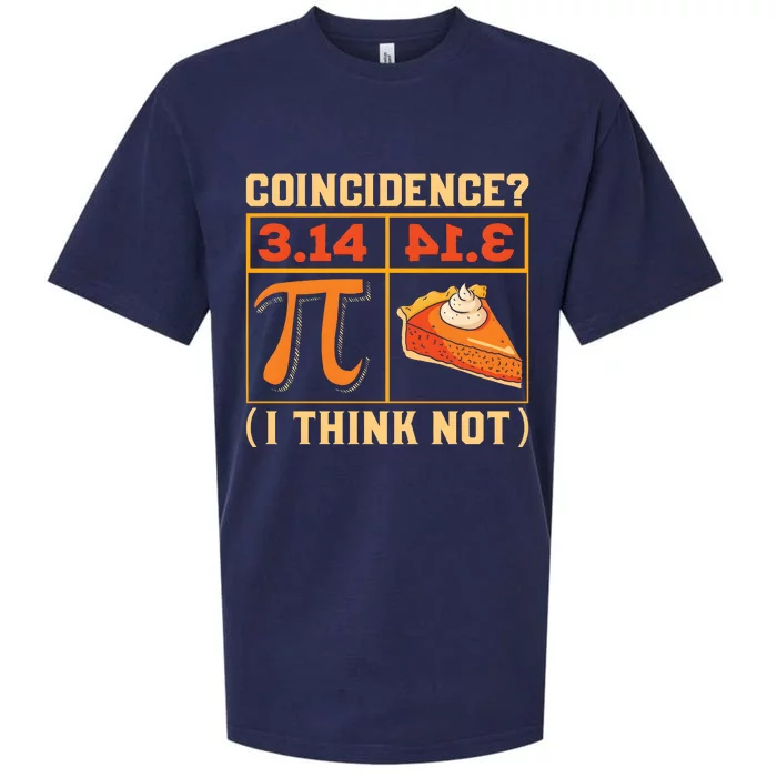 Pi Day 3 14 Pie Coincidence I Think Not Sueded Cloud Jersey T-Shirt