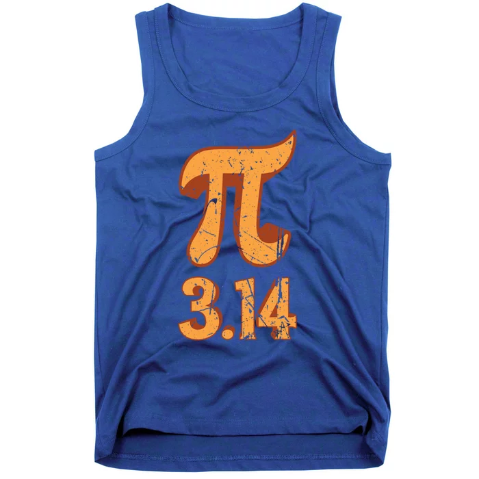 Pi Day 3 14 March 14th Math Teacher Vintage Pi Day Great Gift Tank Top