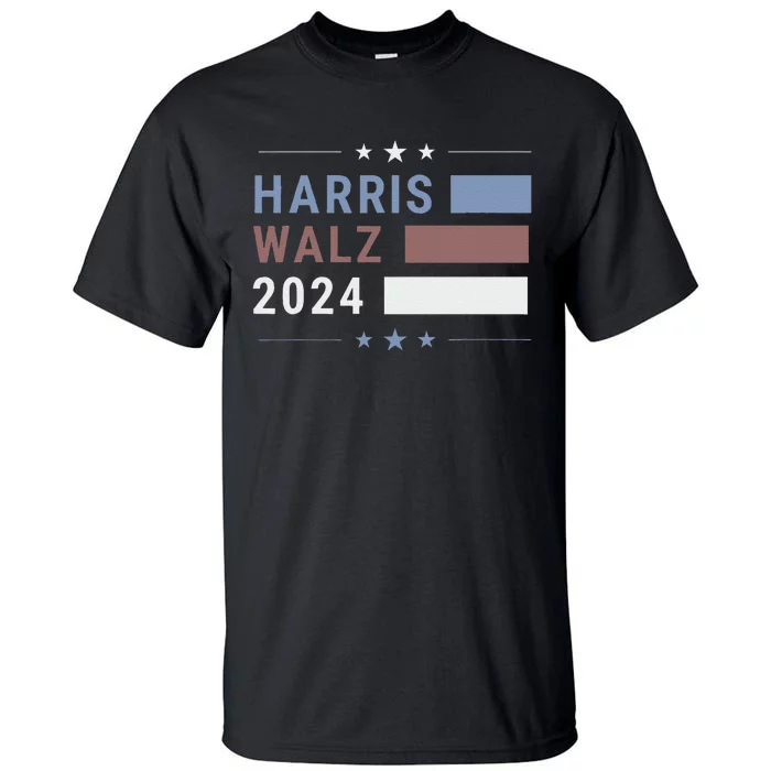 Political Democrat 47 Presidential Election 2024 Harris Walz Tall T-Shirt