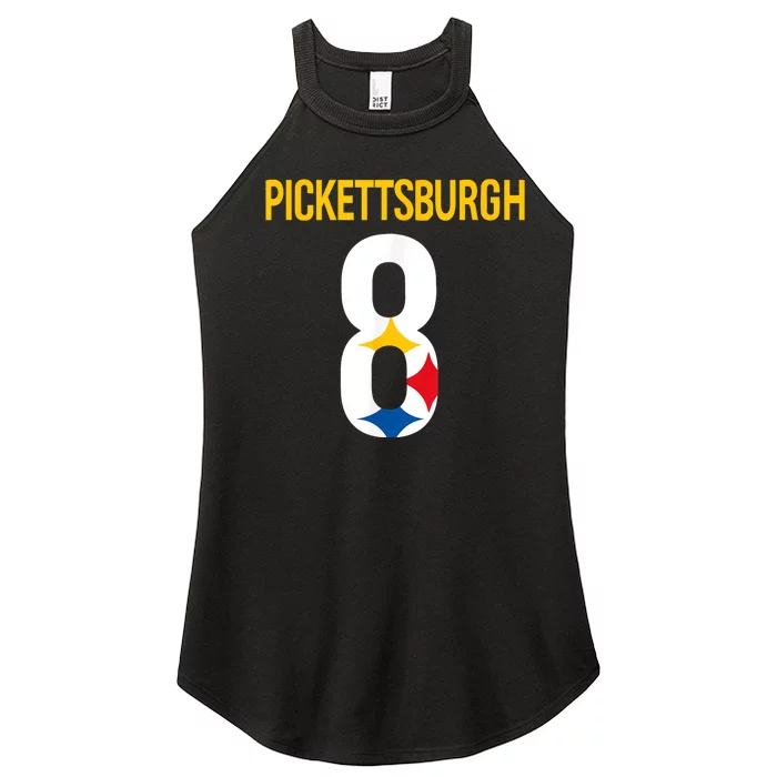 Pickettsburgh Diamond 8 By Pickettsburgh 8 Women’s Perfect Tri Rocker Tank