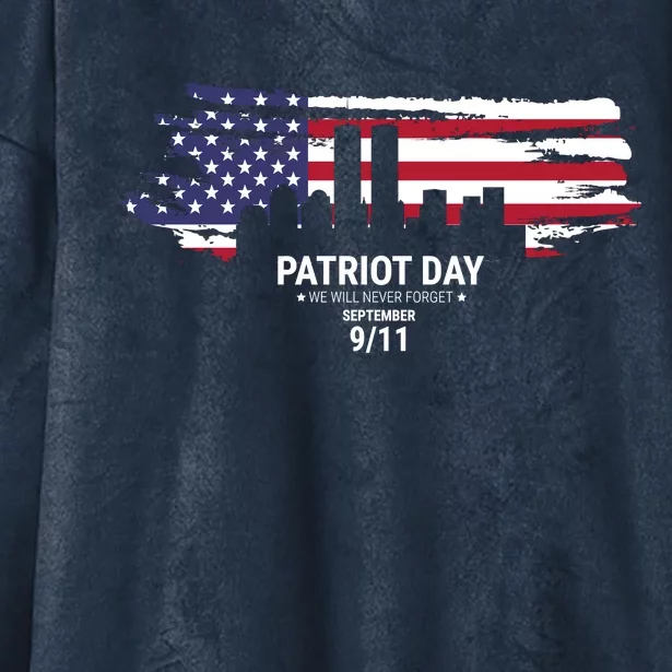 Patriot Day 9/11 Hooded Wearable Blanket