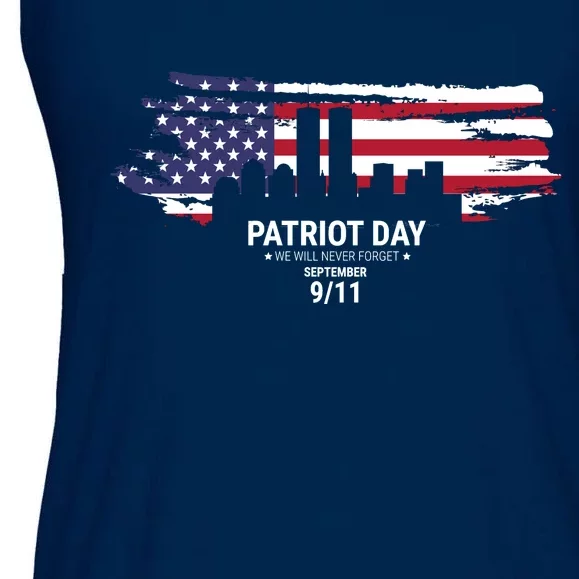 Patriot Day 9/11 Ladies Essential Flowy Tank