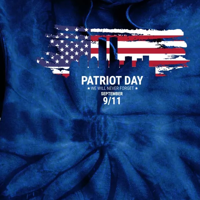 Patriot Day 9/11 Tie Dye Hoodie