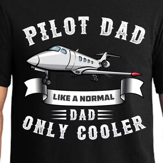 Pilot Dad Airplane Aviation Quotes Fathers Day Gift Pajama Set