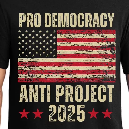 Pro Democracy Anti Project 2025 Stop Project 2025 Anti Trump Pajama Set