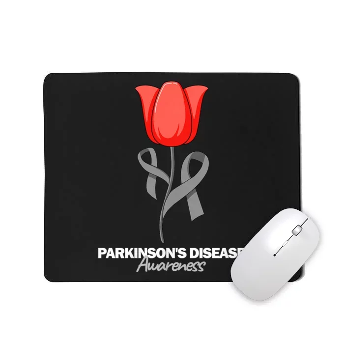 ParkinsonS Disease Awareness April Month Red Tulip Mousepad