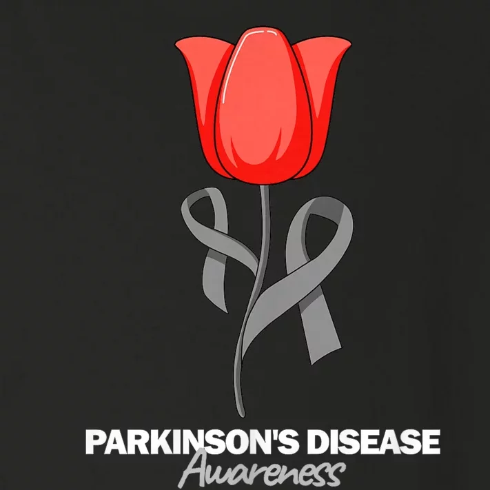 ParkinsonS Disease Awareness April Month Red Tulip Toddler Long Sleeve Shirt