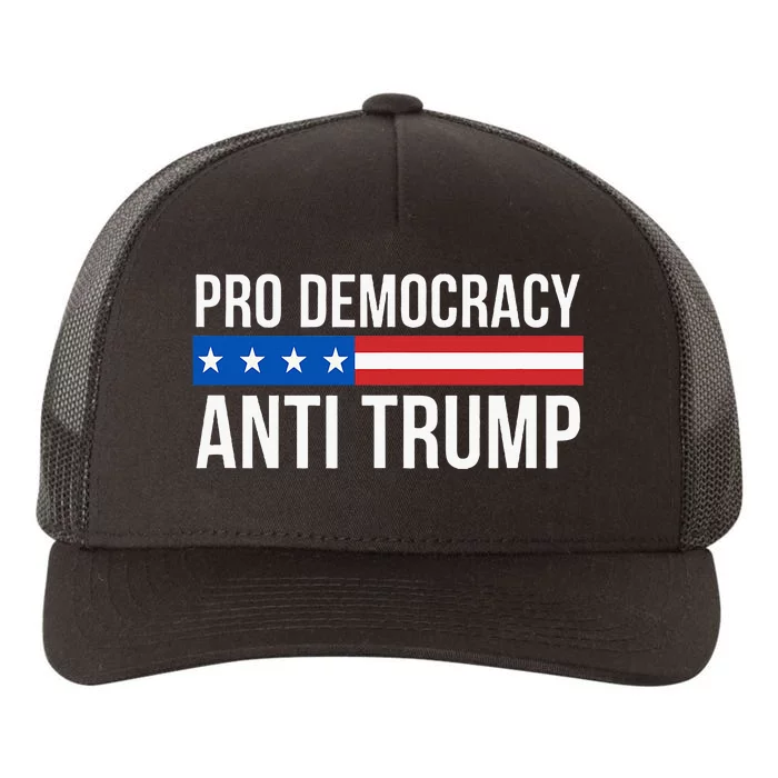 Pro Democracy Anti Trump Yupoong Adult 5-Panel Trucker Hat