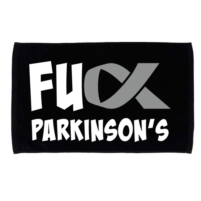 Parkinson's Disease Awareness Month Fuck Parkinsons Gift Microfiber Hand Towel