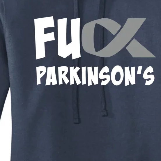 Parkinson's Disease Awareness Month Fuck Parkinsons Gift Women's Pullover Hoodie