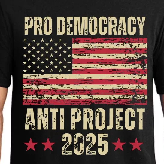 Pro Democracy Anti Project 2025 Stop Project 2025 Anti Trump Pajama Set