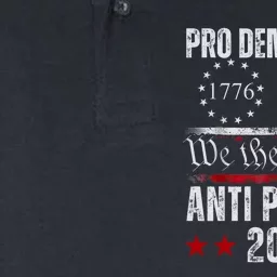 Pro Democracy Anti Project 2025 Stop Project 2025 Anti Trump Softstyle Adult Sport Polo