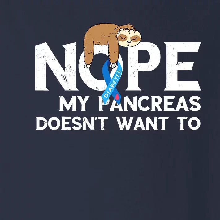 Pancreas Diabetes Awareness Blood Sugar Diabetic Sloth T1D Toddler Long Sleeve Shirt