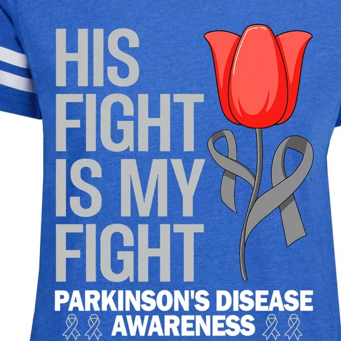 ParkinsonS Disease Awareness April Month Red Tulip Enza Ladies Jersey Football T-Shirt