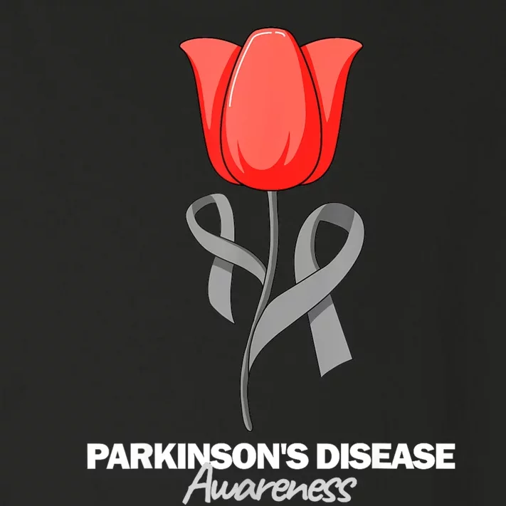 ParkinsonS Disease Awareness April Month Red Tulip Toddler Long Sleeve Shirt