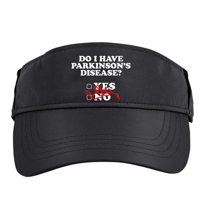 Parkinsons Disease Awareness Yes No Warrior Survivor Adult Drive Performance Visor