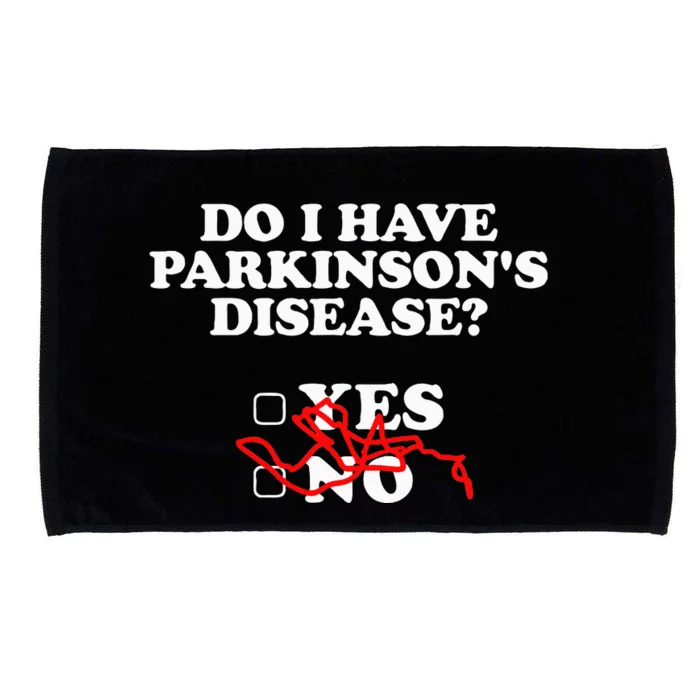 Parkinsons Disease Awareness Yes No Warrior Survivor Microfiber Hand Towel