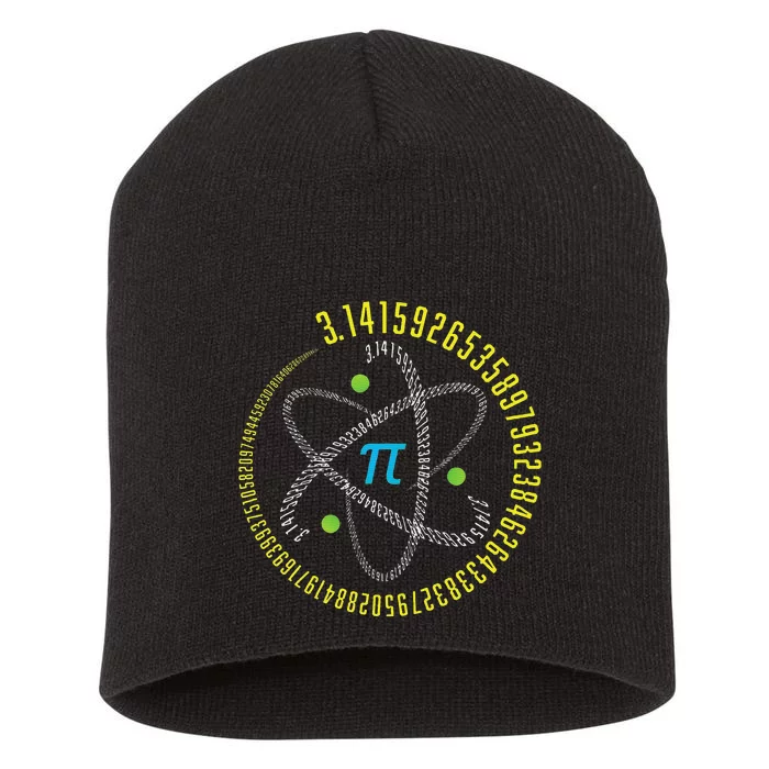 PI Day Atom PI Math Geek Science Lovers Short Acrylic Beanie