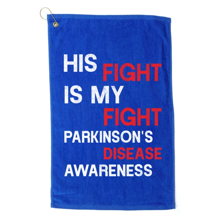 ParkinsonS Disease Awareness April Month Red Tulip Great Gift Platinum Collection Golf Towel