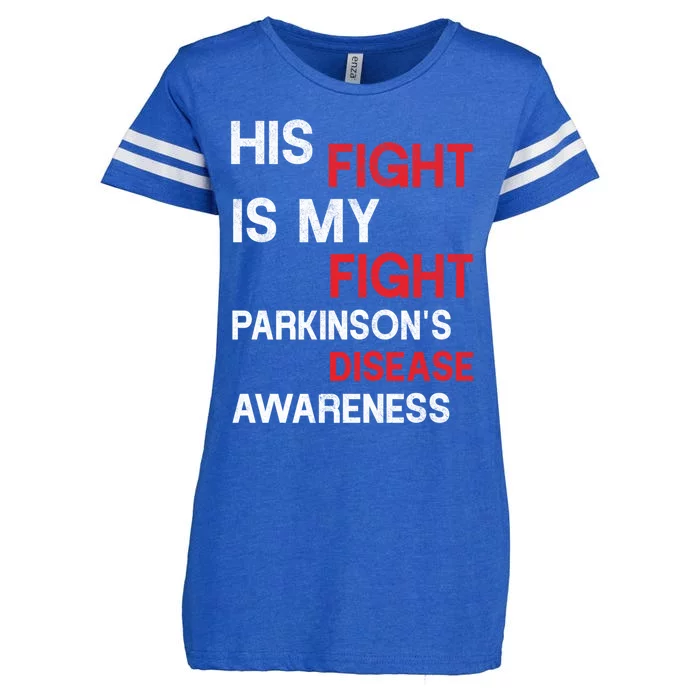 ParkinsonS Disease Awareness April Month Red Tulip Great Gift Enza Ladies Jersey Football T-Shirt