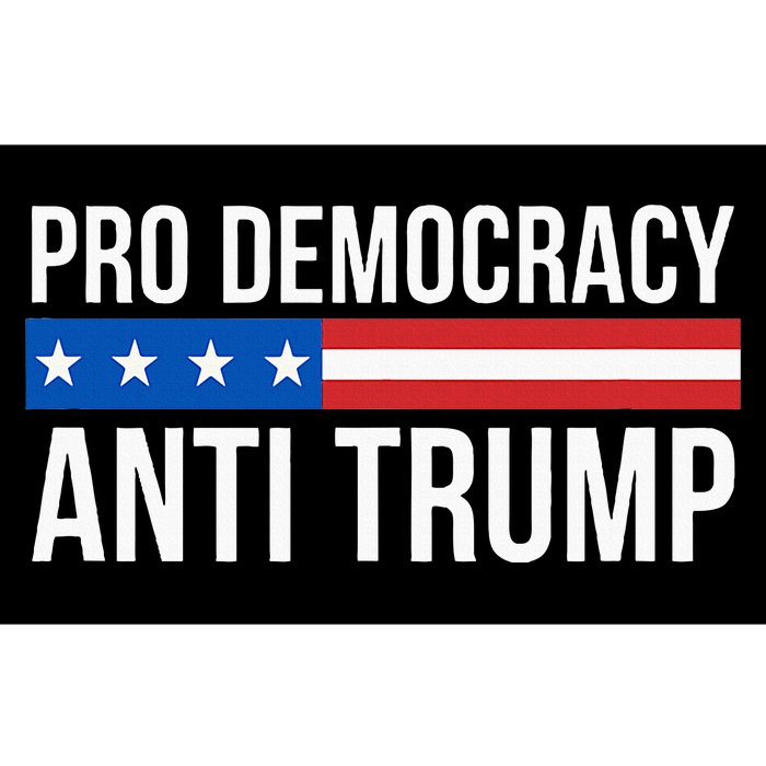 Pro Democracy Anti Trump Bumper Sticker