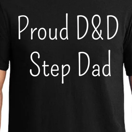 Proud D And D Step Dad Gift Pajama Set