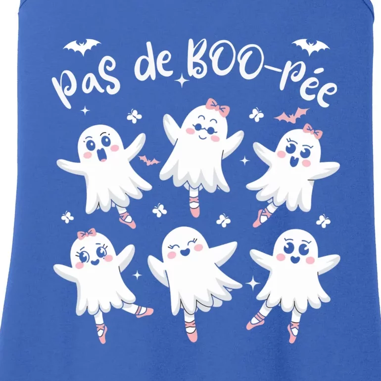 Pas De BooréE Ghost Ballet Dance Teachers Spooky Halloween Gift Ladies Essential Tank