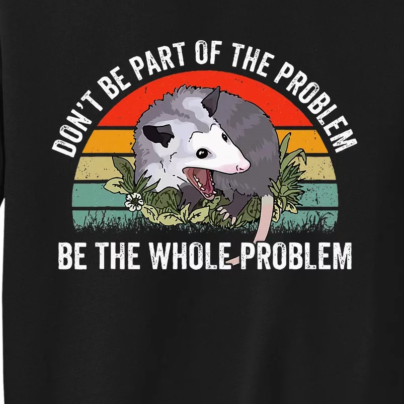 Possum DonT Be Part Of The Problem Be The Whole Problem Sweatshirt