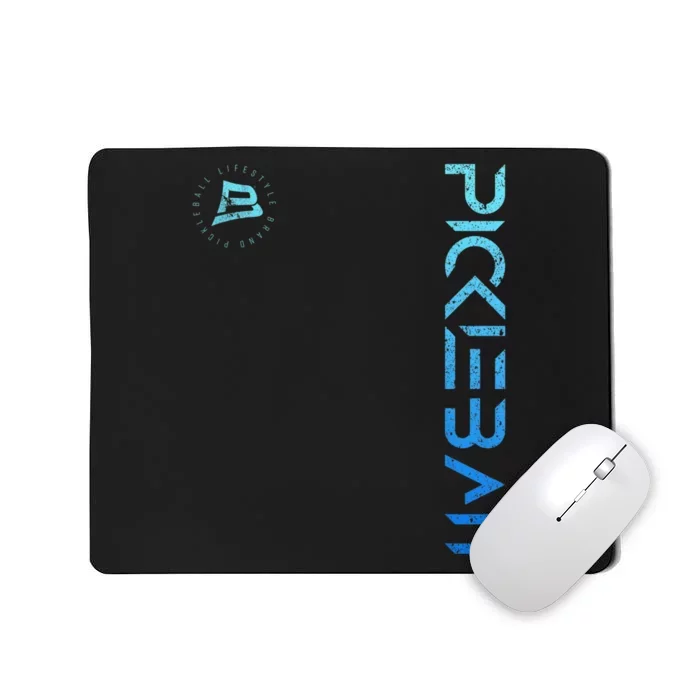 Pickleball Distressed Blue Gradient Casual Design Mousepad