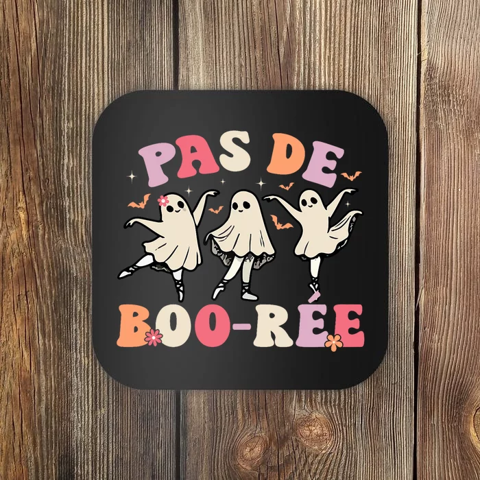 Pas De BooréE Ghost Ballet Dancer Halloween Dance Teacher Coaster