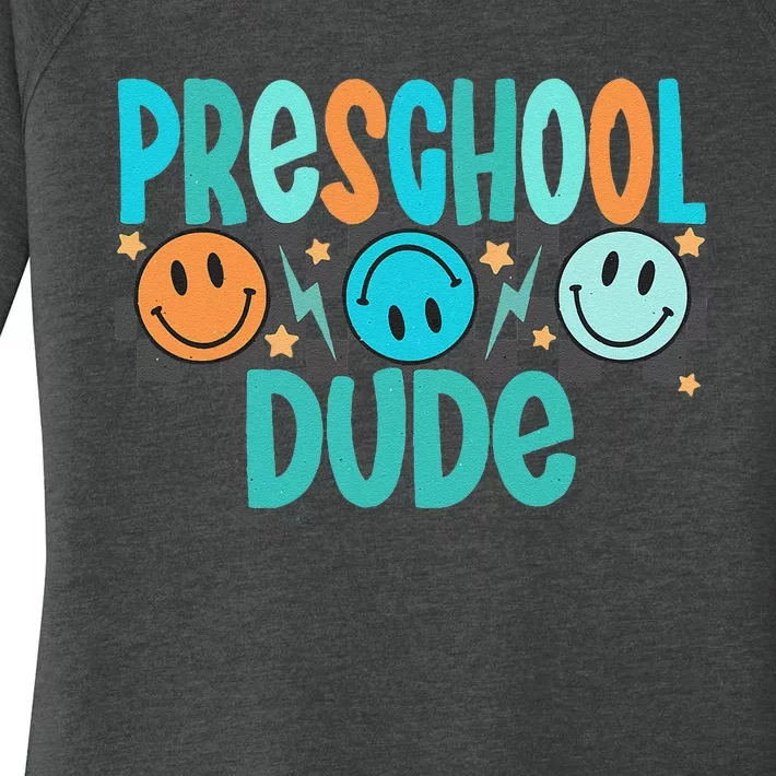 Prek Dude Back To School First Day Of Preschool Gift Women's Perfect Tri Tunic Long Sleeve Shirt