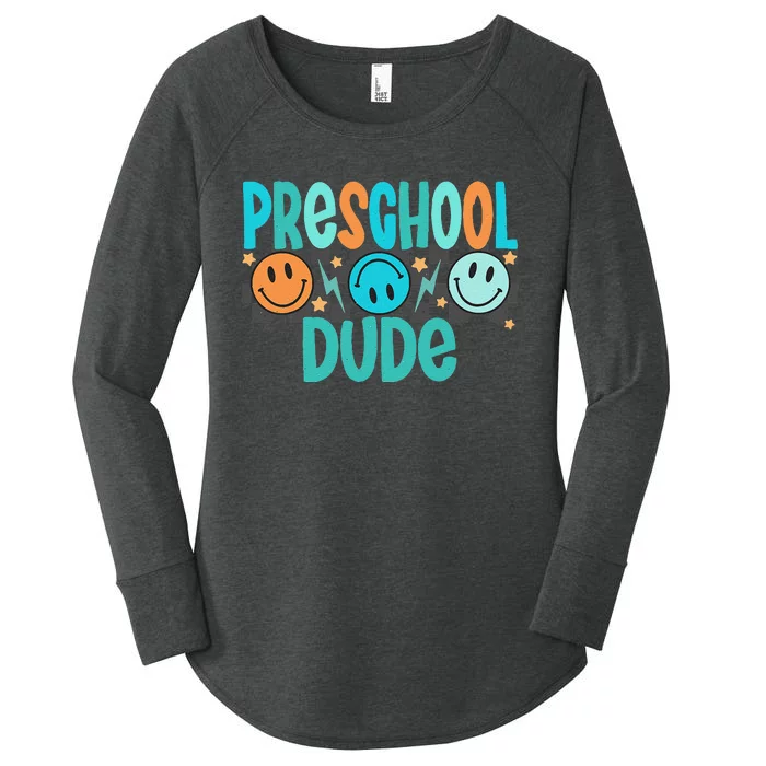 Prek Dude Back To School First Day Of Preschool Gift Women's Perfect Tri Tunic Long Sleeve Shirt