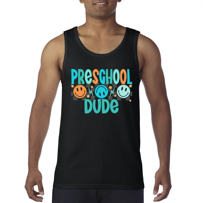 Prek Dude Back To School First Day Of Preschool Gift Tank Top