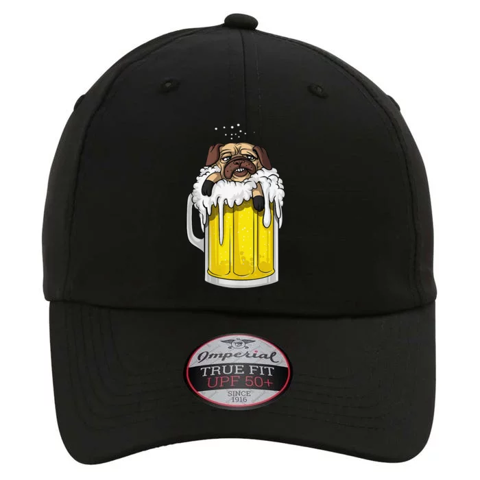 Pug Dog Beer Drinking Party Funny The Original Performance Cap